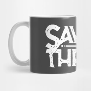 New Saving Throw Logo - White Mug